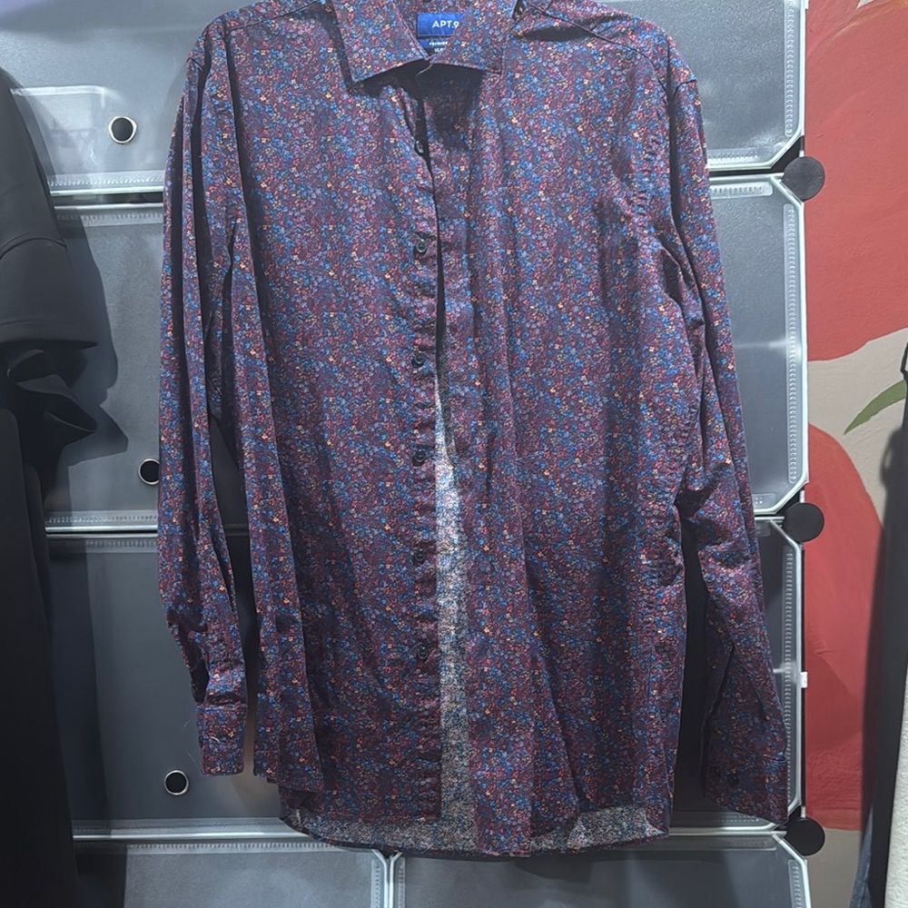 A.P.T Men's Floral Shirt - Multicolor